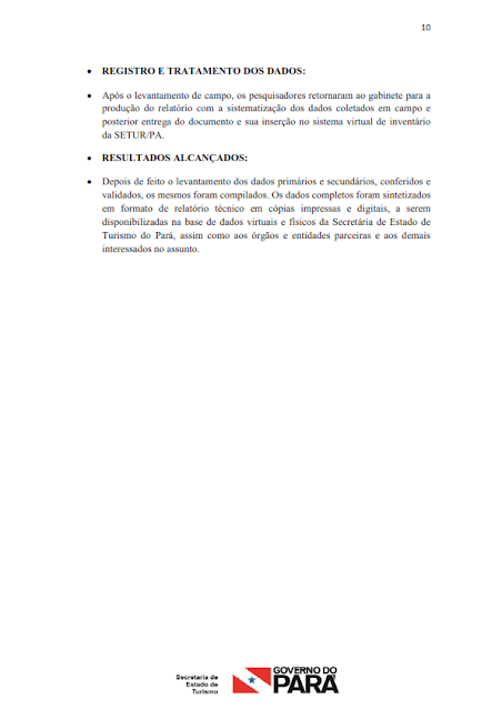 INVENTÁRIO DA OFERTA TURÍSTICA DO MUNICÍPIO DE VITÓRIA DO XINGU - 2015 - Pará - Brasil