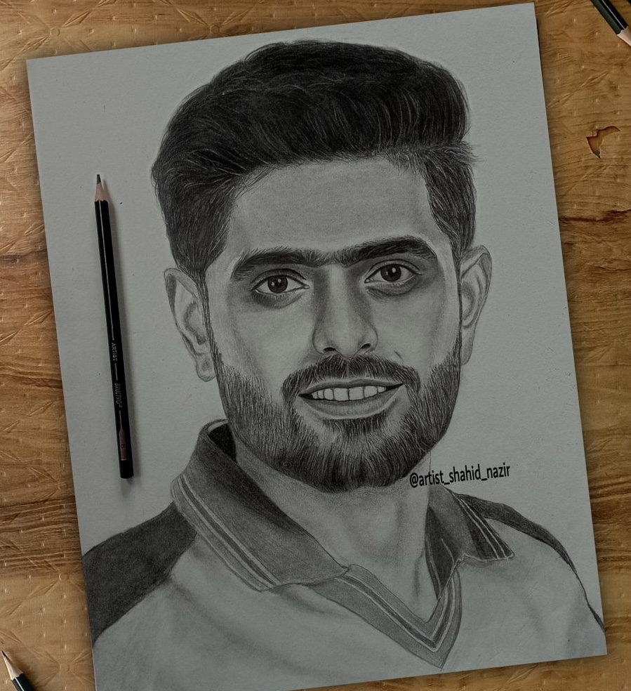 Shahid Nazir: A Self-Taught Artist from Budgam, Kashmir who's Creating Stunning Realistic Pencil Sketches