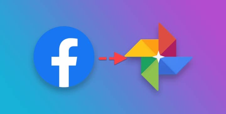 facebook to Google files transfer