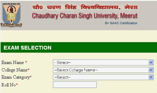 print exam form ccs Chalan CCS and University to Online How Correct form Fee