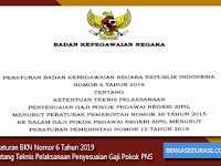 Peraturan BKN Nomor 6 Tahun 2019 Tentang Ketentuan Teknis Pelaksanaan Penyesuaian Gaji Pokok PNS