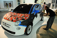 Fiat 500 Art Basel art cars