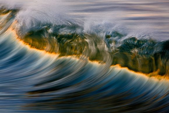 david orias fotografia natureza ondas do mar coloridas arco-íris