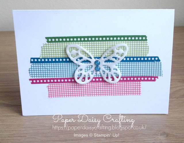 Bold butterflies and washi tape from Stampin' Up!