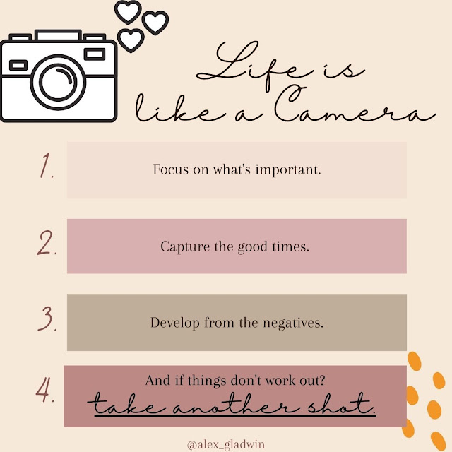 life is like a camera, 5 Powerful Quotes To Live By