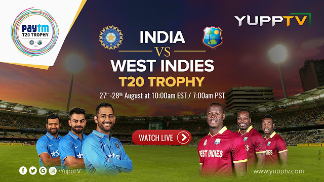 India vs West Indies T20 Live
