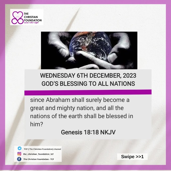 GOD'S BLESSING TO ALL NATIONS | LOVE, LIGHT AND LIFE 