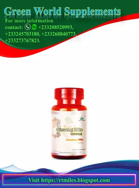 Green World Ginseng RHs Capsule can also promote the synthesis of DNA and RNA and improve the body immunity