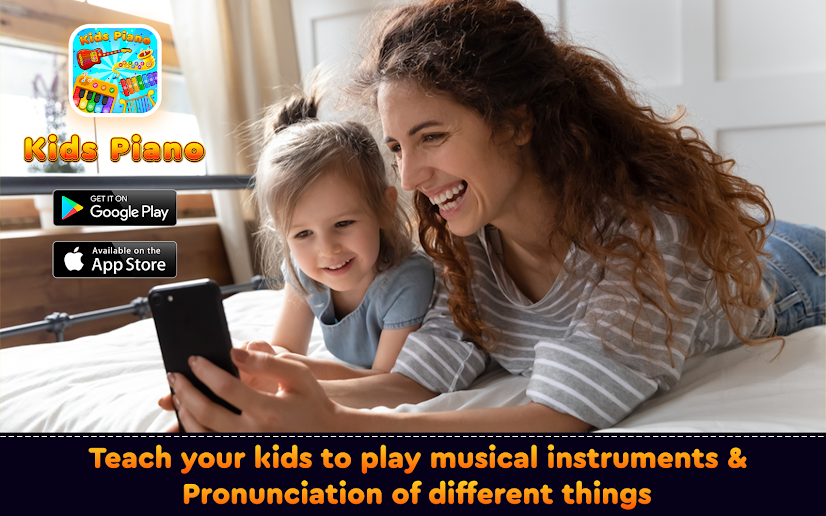 Kids Piano: Animal Sounds & musical Instruments