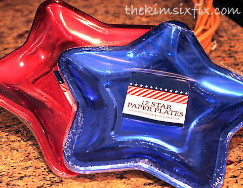 Star paper plates