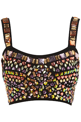 Sammi Jackson - TOPSHOP Jewelled Bralet