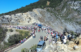 Wisata ke Tangkuban Perahu - Bandung Jawa Barat