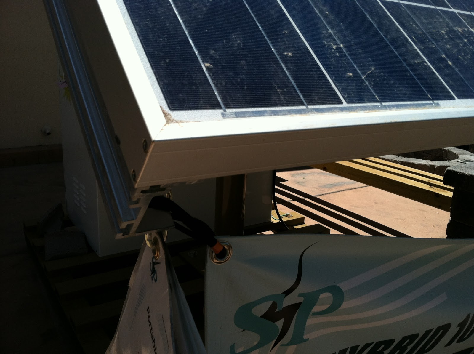 Solar Panel Mount Bolting Directly to Panel