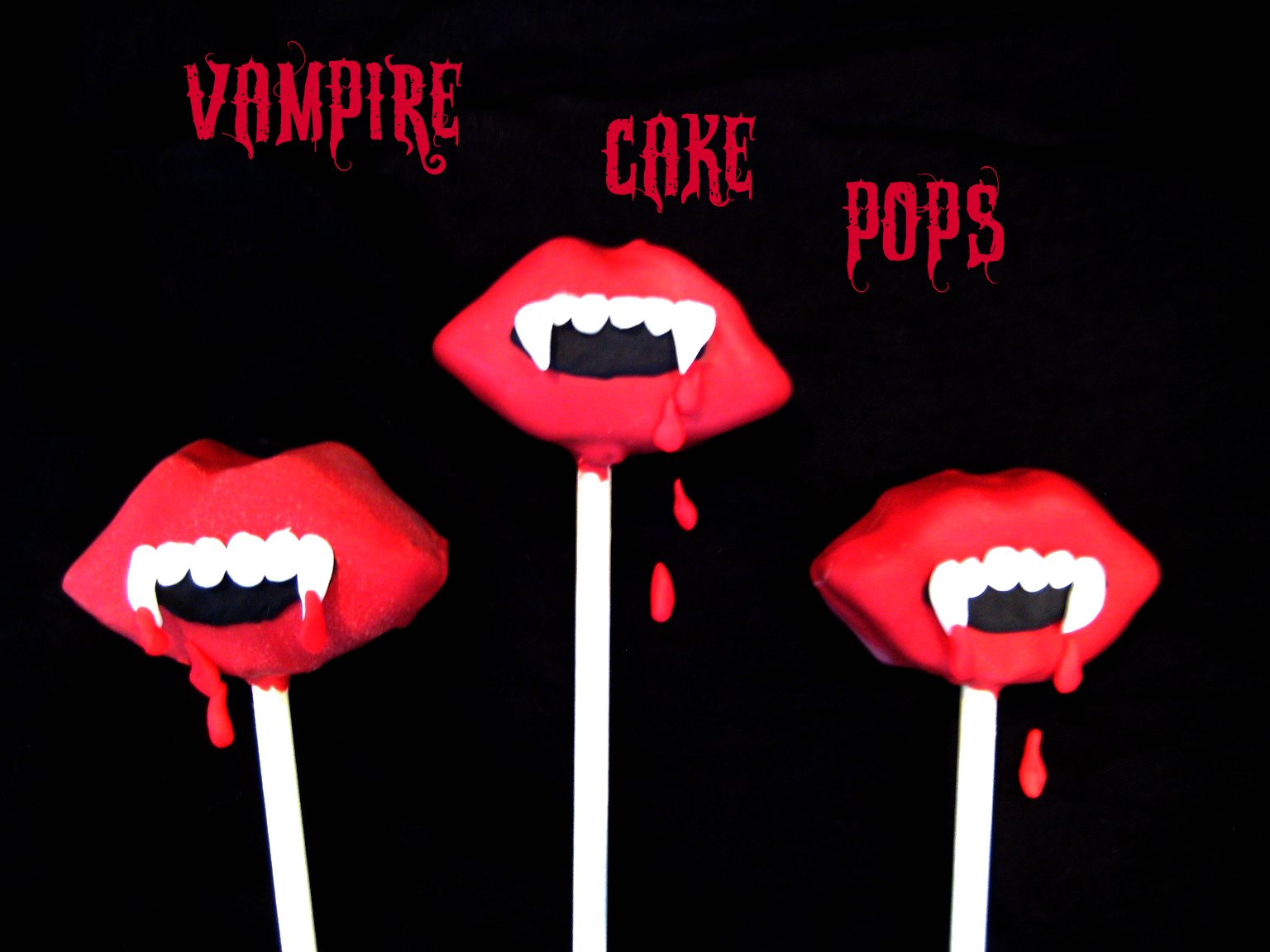 halloween cake pops recipe Remember these vampire mouth cake pops I made last year inspired by 