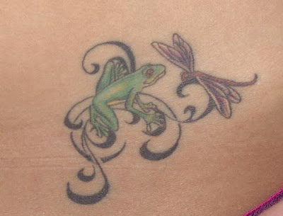 japanese tattoo gallery and tribal tattoo gallery: Frog Tattoos