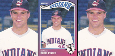 Chris Pinder 1990 Kinston Indians card