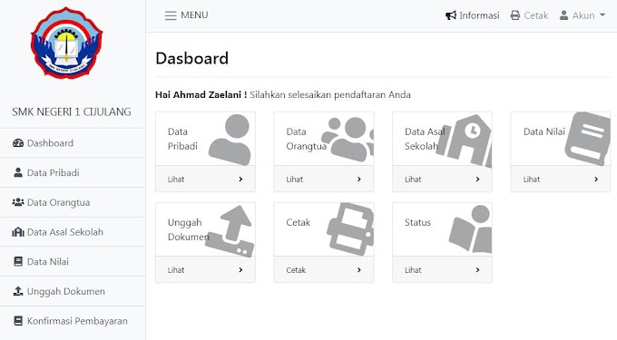 Aplikasi ppdb online berbasis website