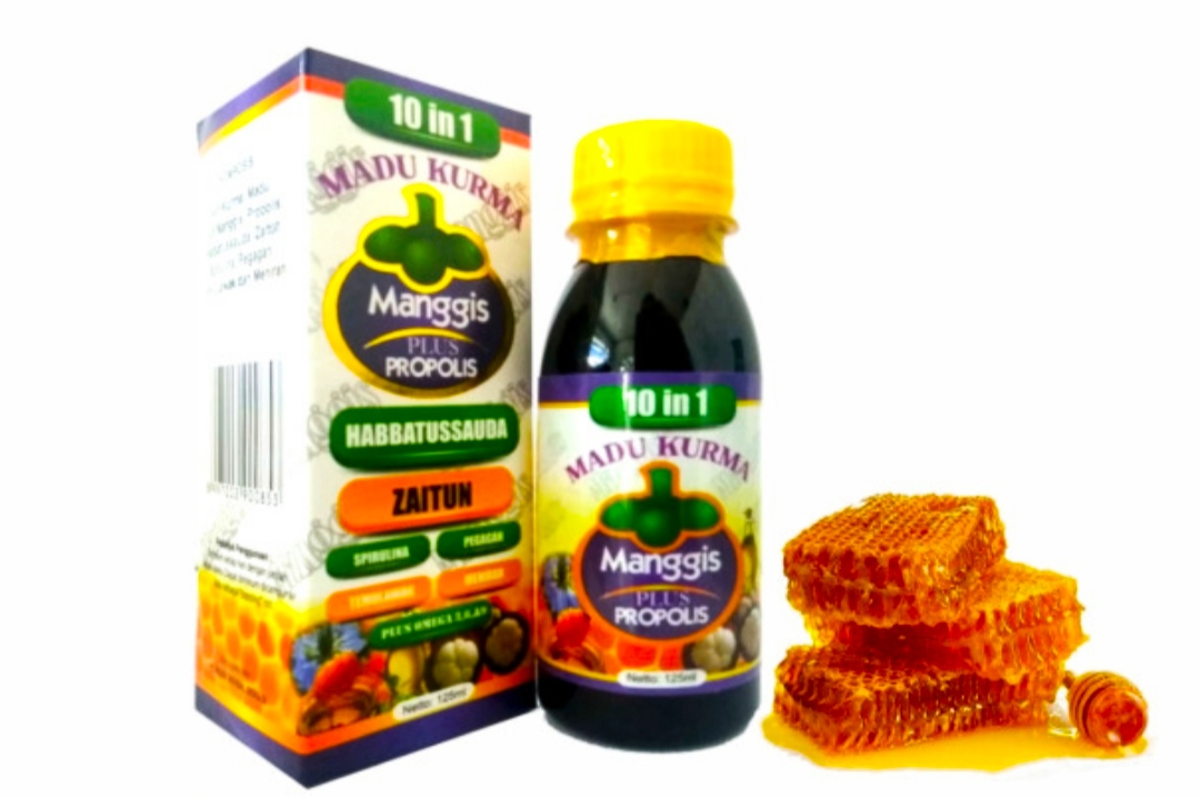 jual madu kurma manggis plus propolis 10 in 1 di surabaya