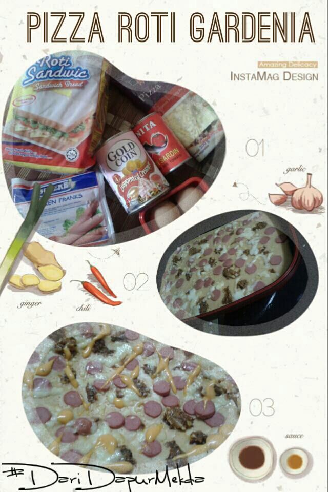 MY NaMe iS meKda ©™ [♥]: Pizza roti gardenia ala mek da