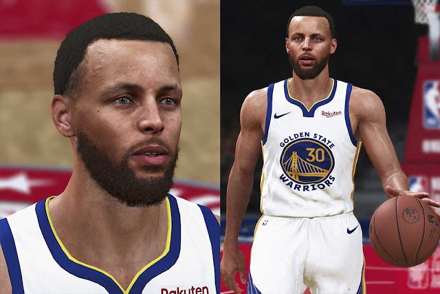 NBA 2K23 Stephen Curry Cyberface