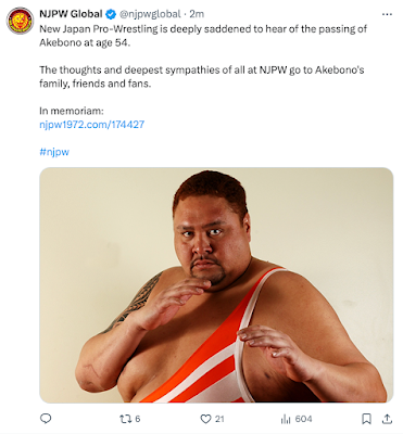 Akebono Passes Away