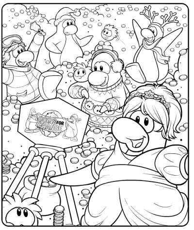 Colouring Pages Jamie4532's Club Penguin Cheats  - club penguin coloring pages