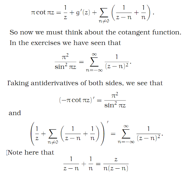 Complex Analysis: #25 Some Infinite Products equation pic 4