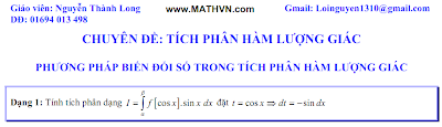 Tich phan ham luong giac, on thi dai hoc 2011