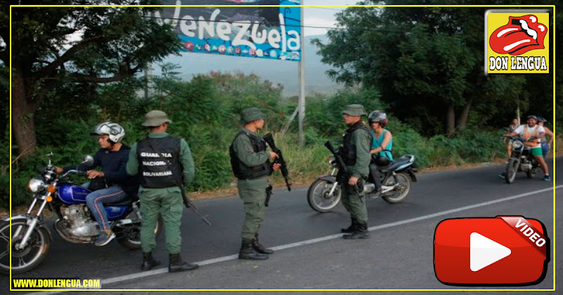 Llegan a Las Tienditas cientos de guardias y militares armados hasta los dientes