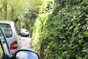 Watching the other car reserve up the country lane! (img )