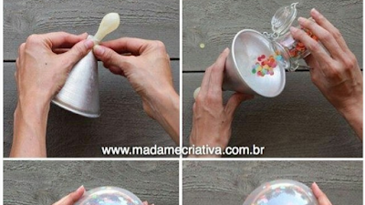 Nuevas ideas de globos transparentes con confetis 