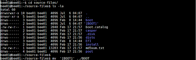 移除Ubuntu Server ISO 現有 MBR 和 EFI 分區映像