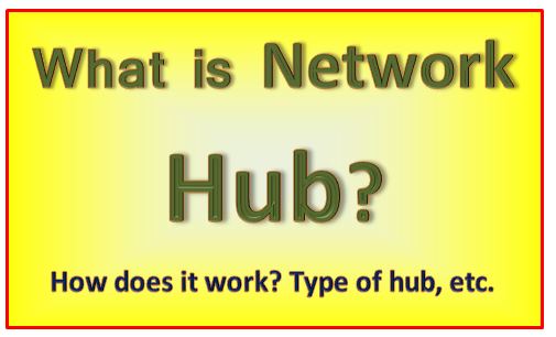 what is hub, what is hub in networking, hub meaning, hub in networking, hub in computer network, hub network, hub device, hub definition, eng.dtechin