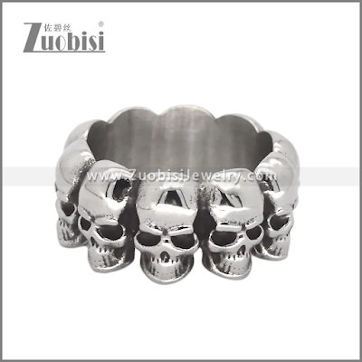 stainless steel skull rings wholesale