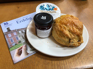 Erddig National Trust scone