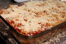 Roasted Tomato and Sausage Baked Ziti