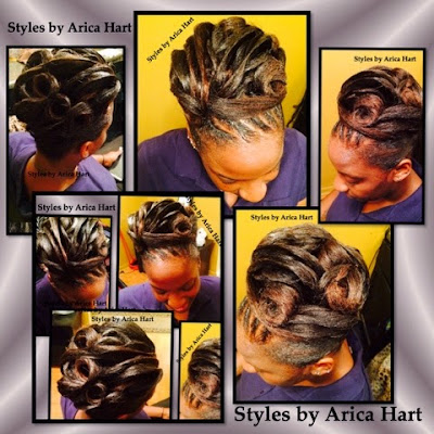 Black hair styles, updo,  