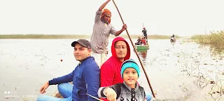 Boating in Kawar Lake