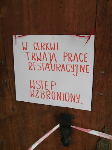 Góra Grabarka - prace restauracyjne w cerkwi ;)