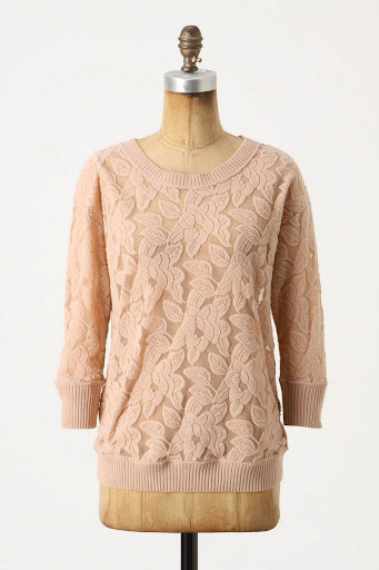 Brushed Lace Pullover