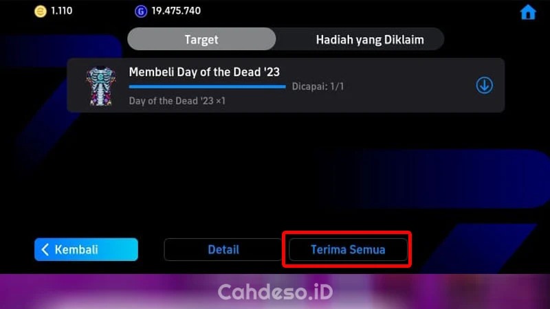Cara Beli Jersey Spesial Day of the Dead di eFootball 2024 Mobile