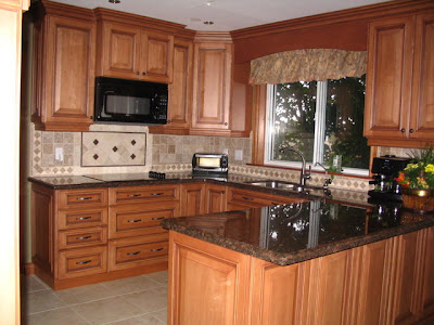 restaining kitchen cabinets