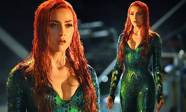 Mera Aquaman Sexy Main Actress Cleavage