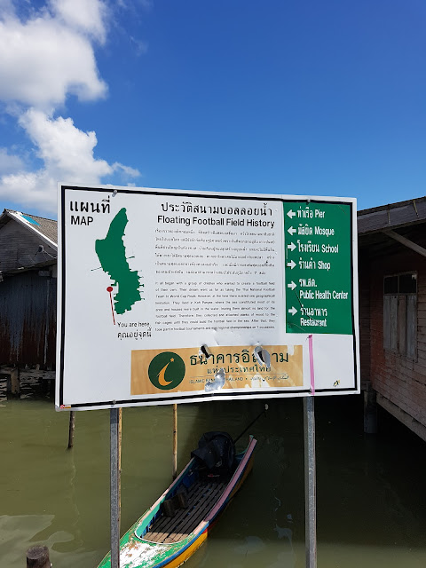 phuket, thailand, phang nga bay, panyee island, floating football field