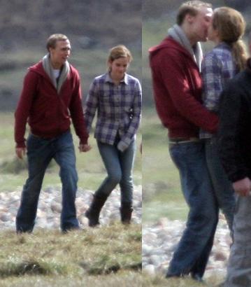 Rupert Grint And Emma Watson Kiss. Rupert emma watson kisses