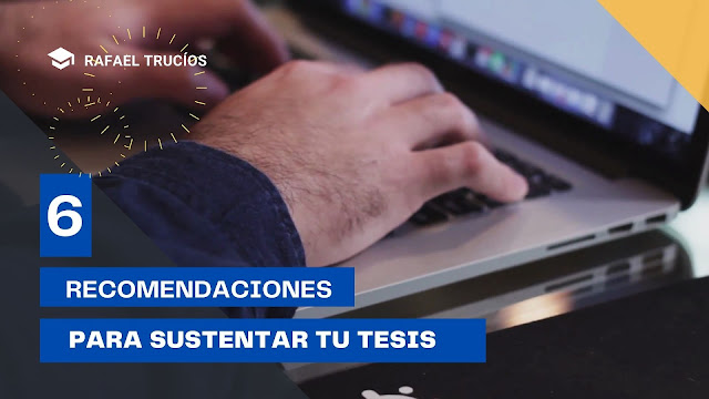 como sustentar una tesis virtual correctamente