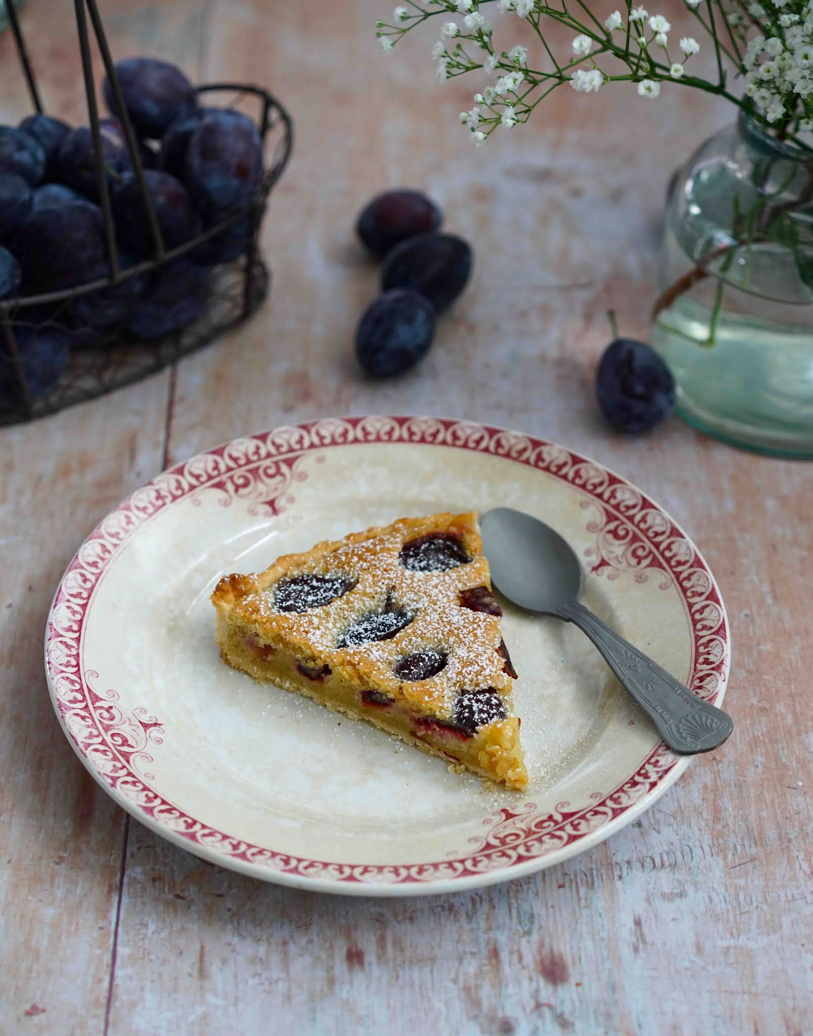 tarte facile aux prunes