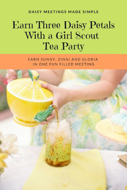 Earn Three Daisy Petals With a Girl Scout Tea Party