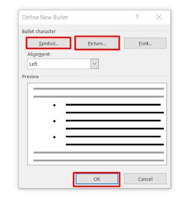 Bullet & Numbering 3