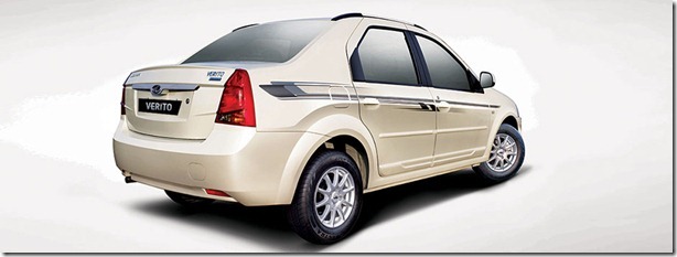 2013-Mahindra-Verito-rear-three-quarters